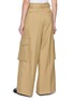 Back View - Click To Enlarge - BOINIGAN - Belted Wide Leg Cargo Pants