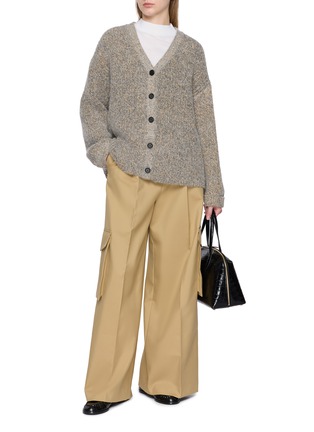 Figure View - Click To Enlarge - BOINIGAN - Long Sleeve Loro Piana Knit Top