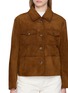  - BOINIGAN - Single Breasted Safari Suede Jacket