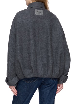 Back View - Click To Enlarge - BOINIGAN - Long Sleeve Wool Blend Jacket