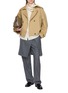 Figure View - Click To Enlarge - BOINIGAN - Long Sleeve Lapel Collar Striped Shirt
