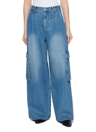 Main View - Click To Enlarge - BOINIGAN - Cargo Denim Jeans