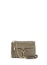 Main View - Click To Enlarge - REBECCA MINKOFF - 'M.A.C.' mini nubuck leather crossbody bag