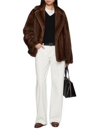 Figure View - Click To Enlarge - YVES SALOMON - Mink Fur Jacket