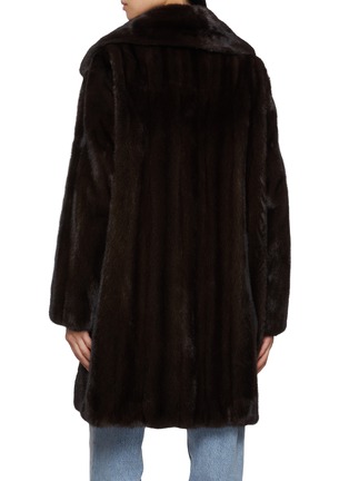 Back View - Click To Enlarge - YVES SALOMON - Mink Fur Manteau Coat