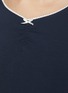  - SUNDAYFRUITMARKET - Cap Sleeve Lace Cotton T-Shirt
