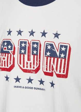  - SUNDAYFRUITMARKET - Sun Star Cotton T-Shirt