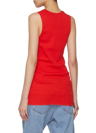 Back View - Click To Enlarge - SUNDAYFRUITMARKET - Good Sunday Cotton Ribbed Tank Top