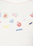  - SUNDAYFRUITMARKET - Fruit Embroidered Cotton Cropped T-Shirt