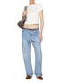 Figure View - Click To Enlarge - SUNDAYFRUITMARKET - Fruit Embroidered Cotton Cropped T-Shirt