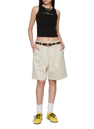 Figure View - Click To Enlarge - SUNDAYFRUITMARKET - Sun Cotton Bermuda Shorts