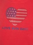  - SUNDAYFRUITMARKET - Crystal Heart Slogan Cotton Jersey T-Shirt