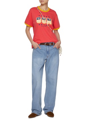 Figure View - Click To Enlarge - SUNDAYFRUITMARKET - Sun Star Cotton T-Shirt