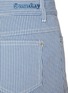  - SUNDAYFRUITMARKET - Thin Striped Cotton Shorts