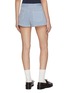 Back View - Click To Enlarge - SUNDAYFRUITMARKET - Thin Striped Cotton Shorts