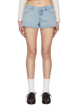Main View - Click To Enlarge - SUNDAYFRUITMARKET - Beach Light Washed Cotton Denim Shorts