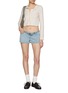 Figure View - Click To Enlarge - SUNDAYFRUITMARKET - Beach Light Washed Cotton Denim Shorts