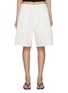 Main View - Click To Enlarge - SUNDAYFRUITMARKET - Sun Pleated Cotton Bermuda Shorts