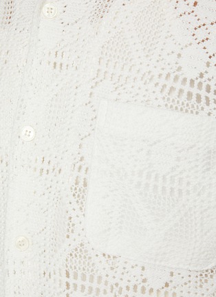  - SUNDAYFRUITMARKET - Holiday Crochet Cotton Knit Shirt