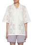 Main View - Click To Enlarge - SUNDAYFRUITMARKET - Holiday Crochet Cotton Knit Shirt