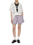 Figure View - Click To Enlarge - SUNDAYFRUITMARKET - Holiday Crochet Cotton Knit Shirt