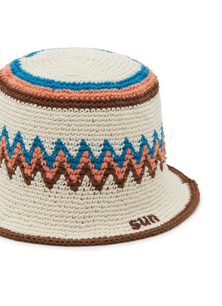 Detail View - Click To Enlarge - SUNDAYFRUITMARKET - Day Sun Crochet Bucket Hat
