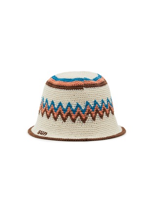 Main View - Click To Enlarge - SUNDAYFRUITMARKET - Day Sun Crochet Bucket Hat