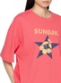  - SUNDAYFRUITMARKET - Cherry Star Print Cotton T-Shirt