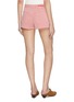 Back View - Click To Enlarge - SUNDAYFRUITMARKET - Thin Striped Cotton Shorts