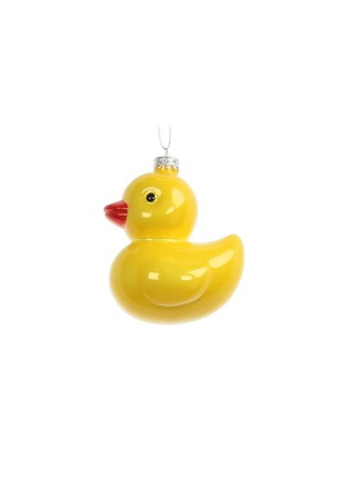 Main View - Click To Enlarge - UNIQUE TREASURES - Duck Glass Ornament