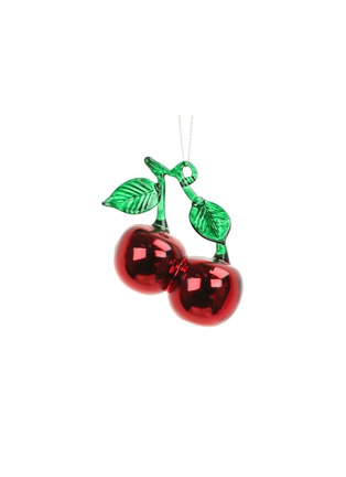 Main View - Click To Enlarge - UNIQUE TREASURES - Cherry Glass Ornament