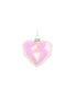 UNIQUE TREASURES Diamond Heart Glass Ornament