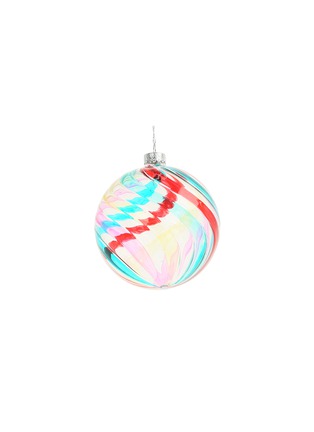 Main View - Click To Enlarge - UNIQUE TREASURES - Ball Glass Ornament