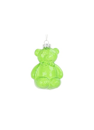 Main View - Click To Enlarge - UNIQUE TREASURES - Bear Glass Ornament