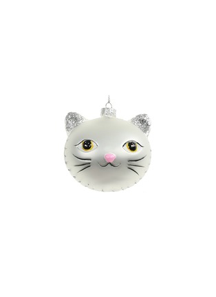 Main View - Click To Enlarge - UNIQUE TREASURES - Cat Head Glass Ornament