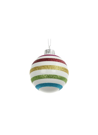 Main View - Click To Enlarge - UNIQUE TREASURES - Ball Glass Ornament
