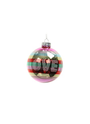 Main View - Click To Enlarge - UNIQUE TREASURES - Ball Glass Ornament