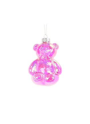 Main View - Click To Enlarge - UNIQUE TREASURES - Bear Glass Ornament