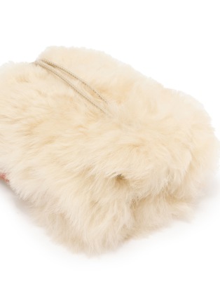 Detail View - Click To Enlarge - FJOLLA - Fluffy Wine Cooler — Beige