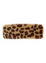 FJOLLA Faux Fur Headband — Brown Leopard