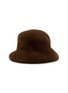 FJOLLA Faux Fur Bucket Hat — Dark Brown