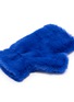 Detail View - Click To Enlarge - FJOLLA - Faux Fur Gloves — Ultramarine