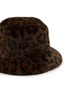 Detail View - Click To Enlarge - FJOLLA - Faux Fur Bucket Hat — Dark Leopard