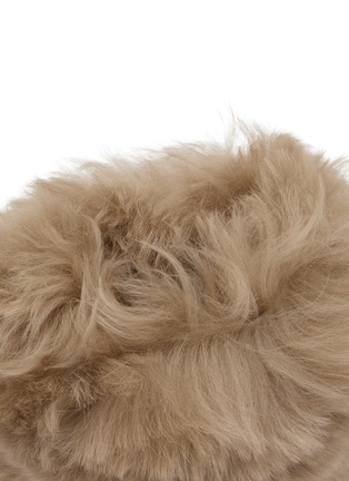 Detail View - Click To Enlarge - FJOLLA - Shearling Crossbody Bag