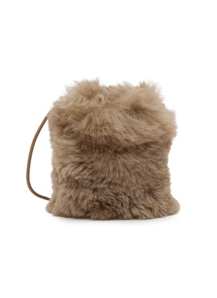 Main View - Click To Enlarge - FJOLLA - Shearling Crossbody Bag