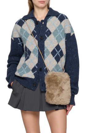 FJOLLA | Shearling Crossbody Bag