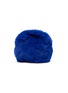 FJOLLA Small Faux Fur Zippered Toiletry Pouch — Ultramarine