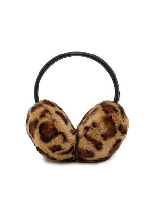 Main View - Click To Enlarge - FJOLLA - Leopard Print Fur Earmuffs