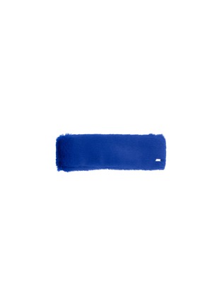 Main View - Click To Enlarge - FJOLLA - Faux Fur Headband — Ultramarine