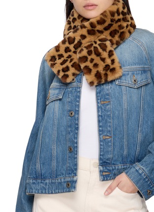  - FJOLLA - Leopard Fur Scarf